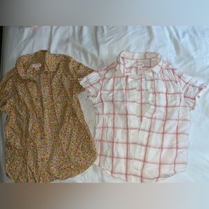 Family Matching boy/girl button down shirts. Excellent condition, only worn 1x